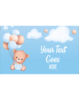 Blue Bear Balloons | Personalised Chocolate Bars