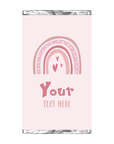 Pink Boho Rainbow | Personalised Chocolate Bars