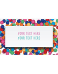 Bright Confetti | Personalised Chocolate Bars