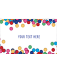 Bright Confetti | Personalised Chocolate Bars
