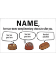 Funny Complimentary Chocolates | Personalised Chocolate Bars