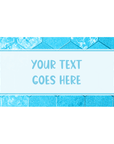 Frosty Blue | Personalised Chocolate Bars