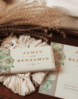 Green & Gold Florals | Personalised Chocolate Bars