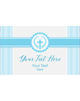 Light Blue Cross | Stripes | Personalised Chocolate Bars
