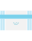 Light Blue Cross | Stripes | Personalised Chocolate Bars