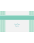 Light Green Cross | Stripes | Personalised Chocolate Bars