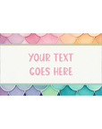 Mermaid Scales | Personalised Chocolate Bars
