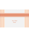 Orange Cross | Stripes | Personalised Chocolate Bars