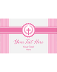 Pink Cross | Stripes | Personalised Chocolate Bars