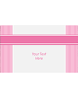 Pink Cross | Stripes | Personalised Chocolate Bars