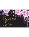 Purple Roses | Personalised Chocolate Bars