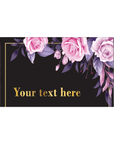 Purple Roses | Personalised Chocolate Bars
