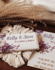 Purple Wildflowers | Personalised Chocolate Bars