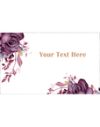 Purple Wildflowers | Personalised Chocolate Bars