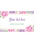 Watercolour Florals | Personalised Chocolate Bars