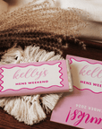 Wavy Love | Personalised Chocolate Bars