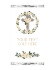 White Cross | Personalised Chocolate Bars