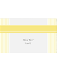 Yellow Cross | Stripes | Personalised Chocolate Bars