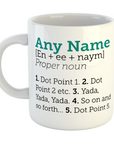 Personalised Dictionary Mug (FREE SHIPPING!)