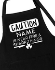 Fire & Sharp Things Apron