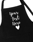 Heart & Text Apron