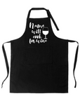Will Cook for Wine Apron