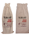 True Crime Lover | Funny Wine Gift Bag