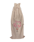 Stop & Smell the Rosé | Funny Wine Gift Bag