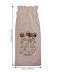 Getting Lit This Christmas | Funny Wine Gift Bag