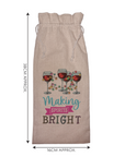 Making Spirits Bright | Funny Wine Gift Bag