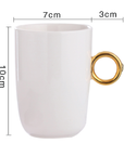 Diamond Ring Mug | Bling Ring Mug | Two Carat Ring Ceramic Coffee Mug
