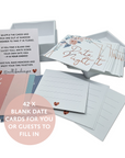 Personalised Date Night Card Game | Bridal Shower Date Night Game | Year of Dates Gift Box