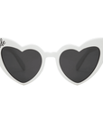"Bride" White Heart Shaped Sunglasses