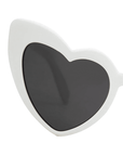 White Heart Shaped Sunglasses