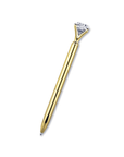 Novelty Diamond Pen (Gold) with Clear Case