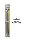 Novelty Diamond Pen (Gold) with Clear Case