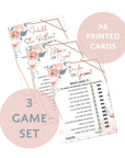 Bridal Shower Games (3 Game Set) - Set 1