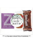 Morning Tea for the Bride to Be (Tea | 1 x Biscoff Cookie, 1 x Tim Tam)
