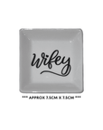 Mini "Wifey" Ceramic Trinket Dish