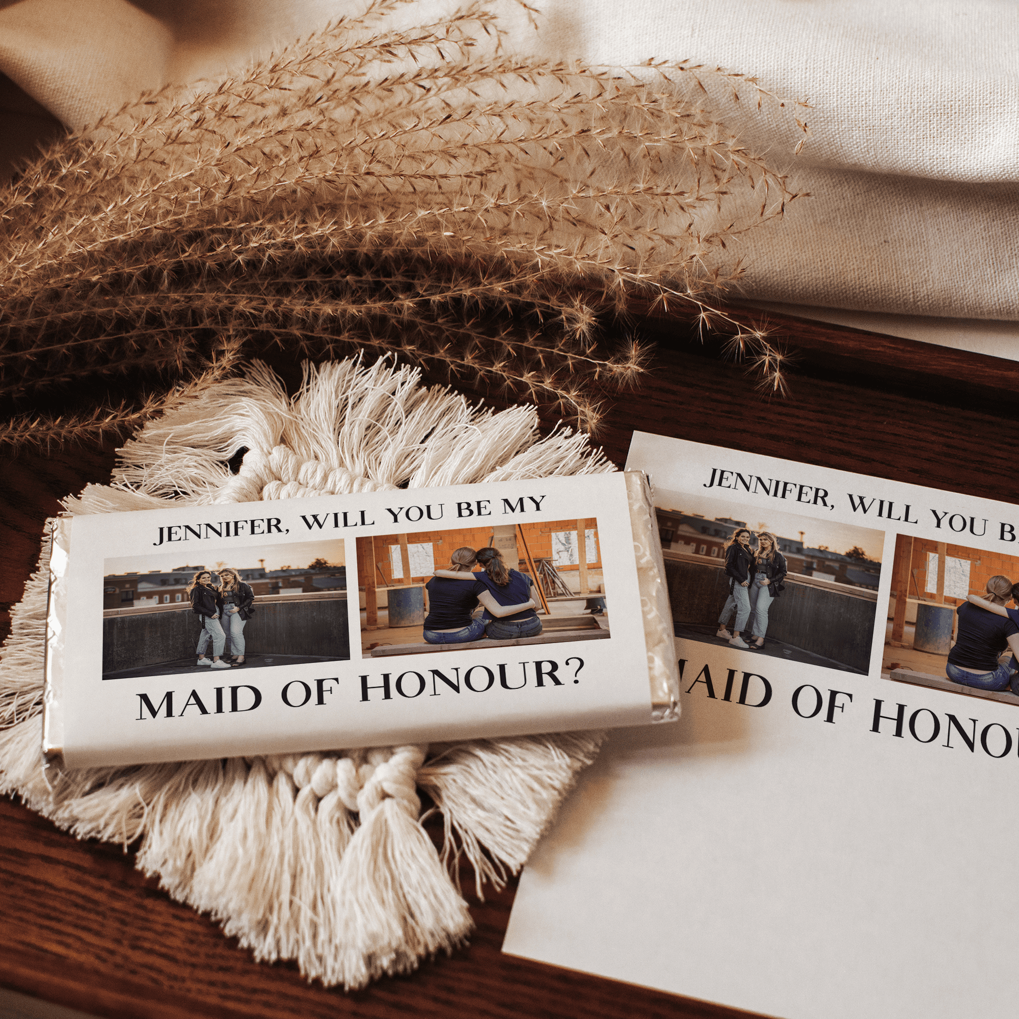Will You Be My? Bridal Party Proposal | Personalised Chocolate Bars