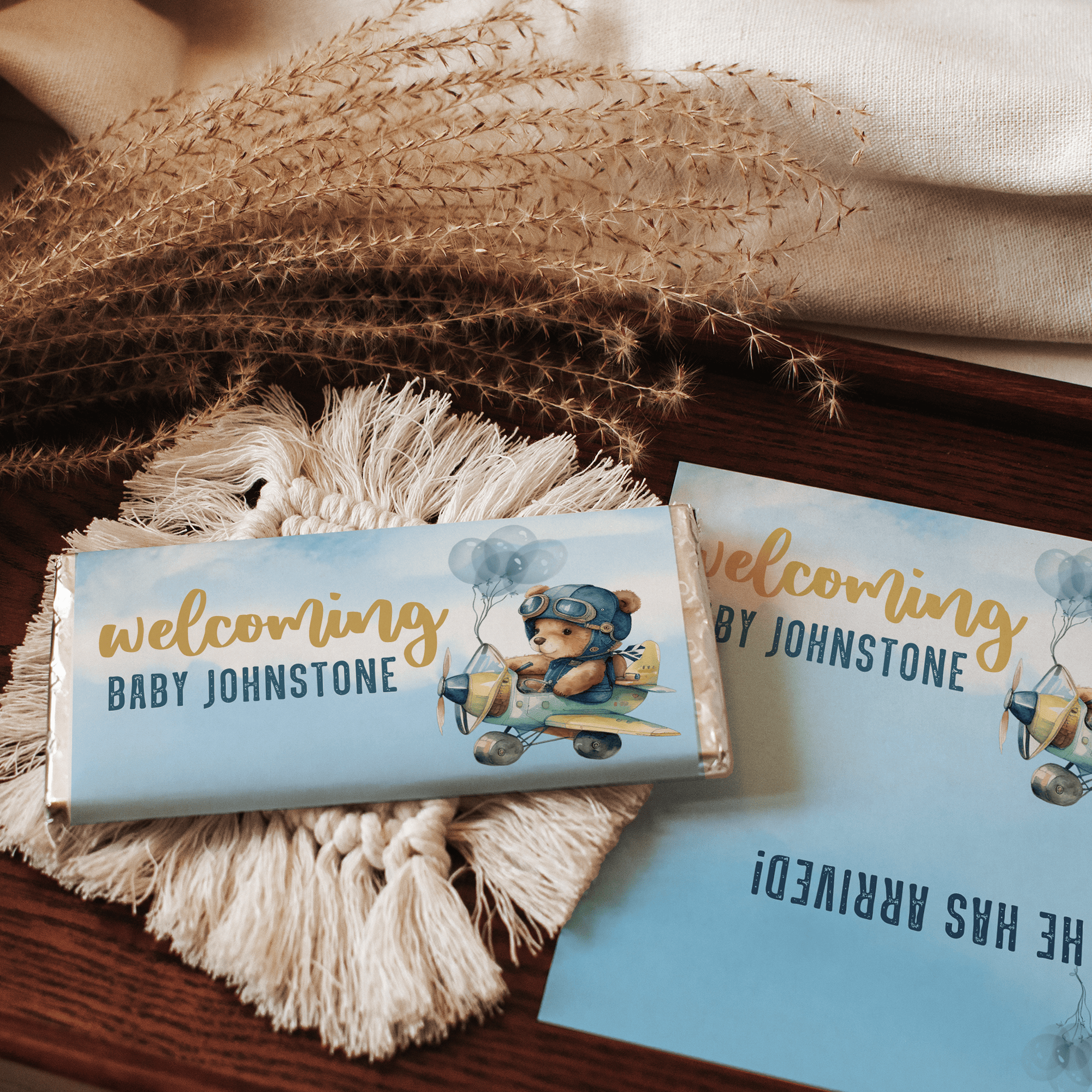 Teddy Pilot | Personalised Chocolate Bars