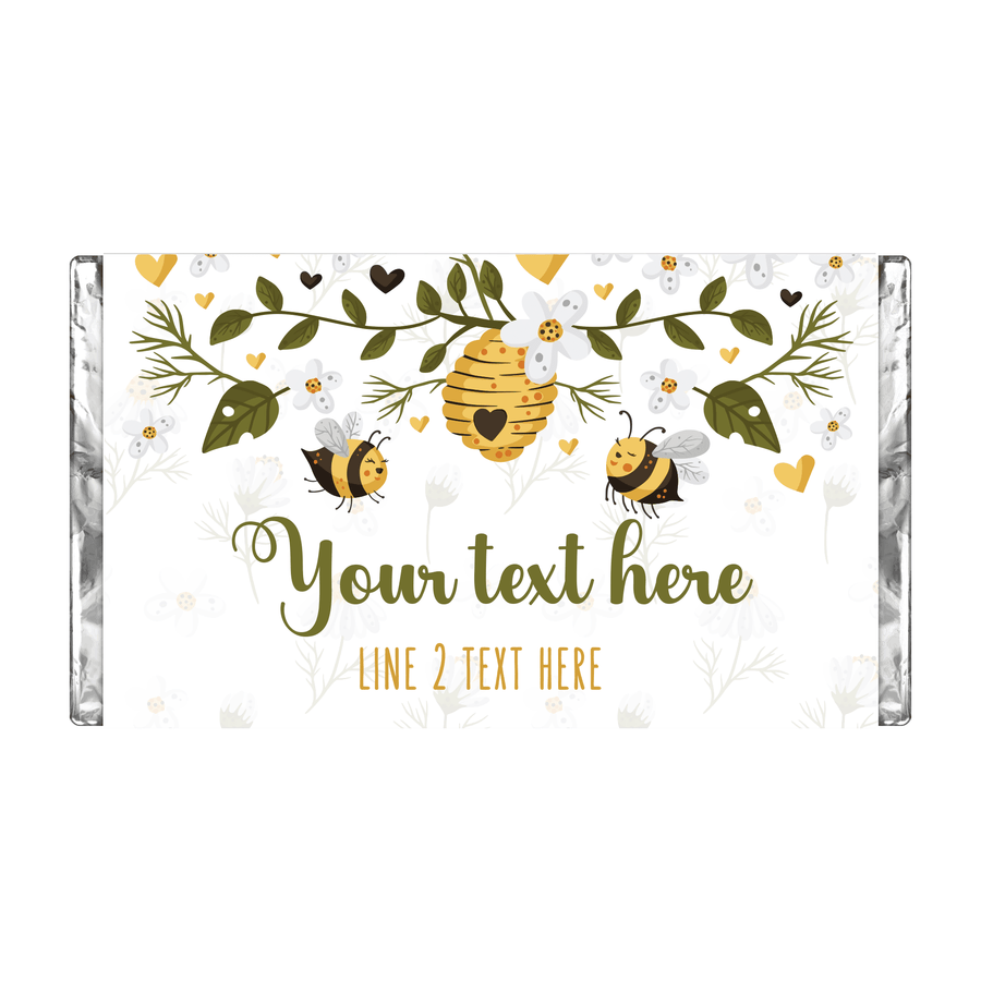 Honey Bees | Personalised Chocolate Bars