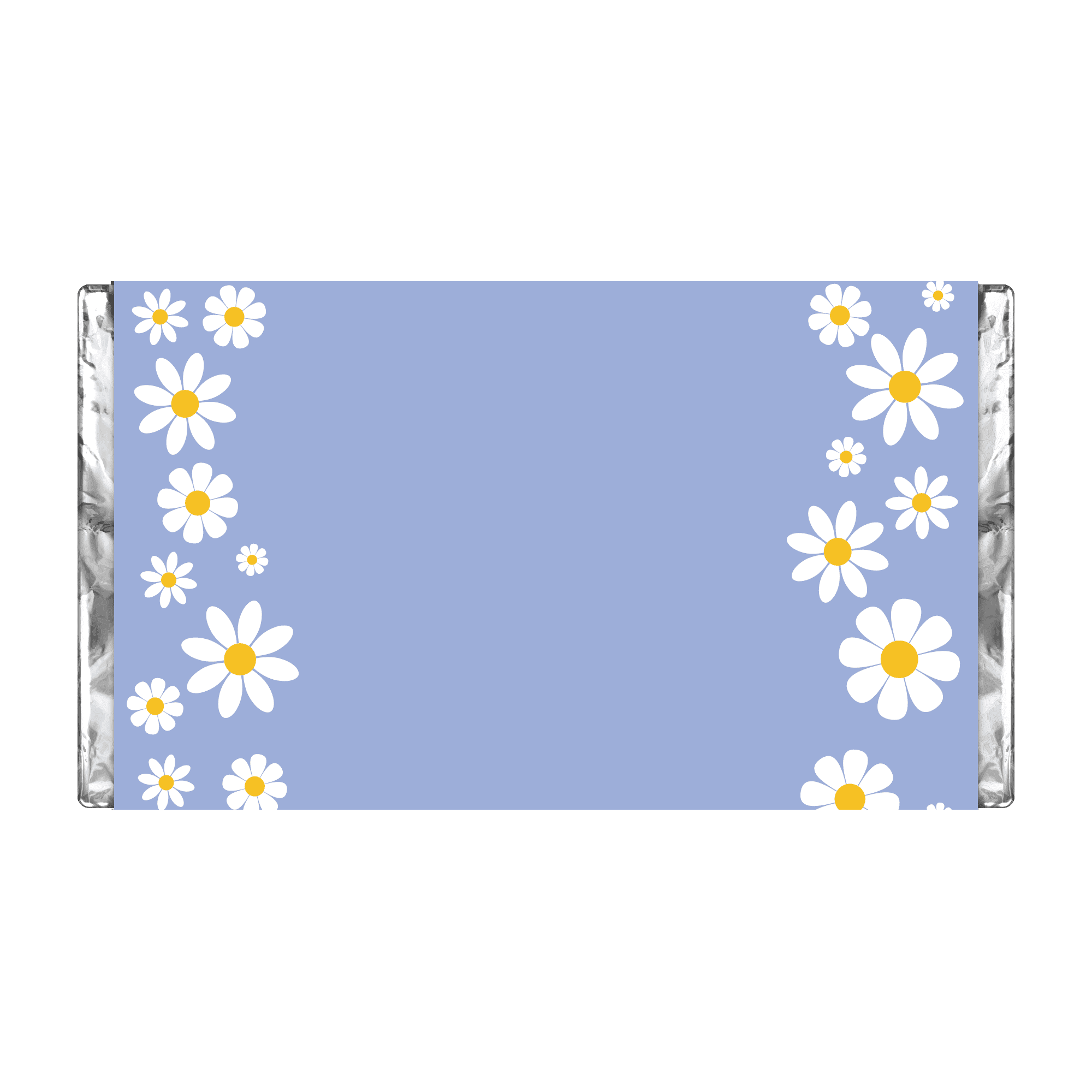 Blue Daisies | Personalised Chocolate Bars