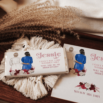 Bridal Party Girls #1 | Personalised Chocolate Bars