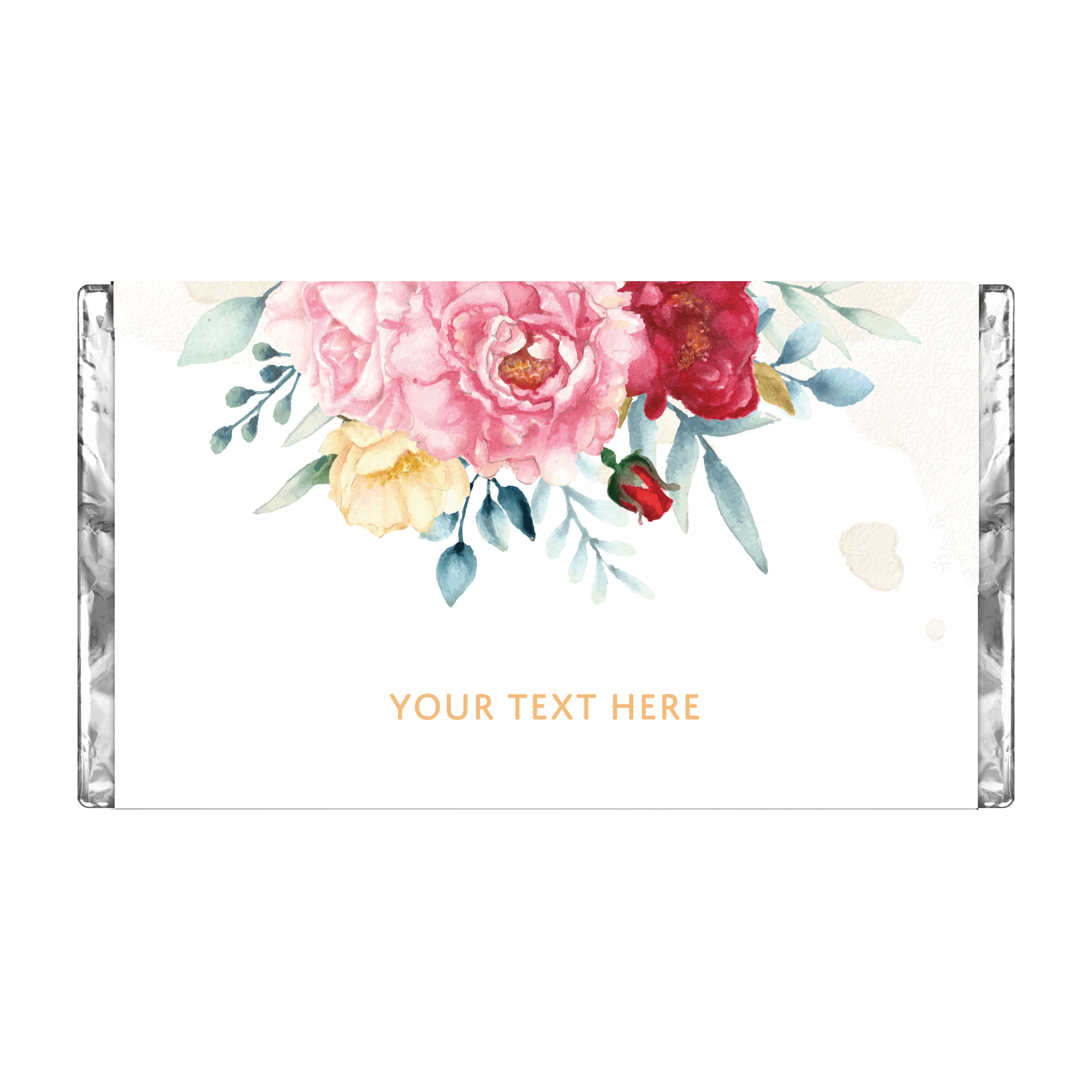 Bright Florals | Personalised Chocolate Bars