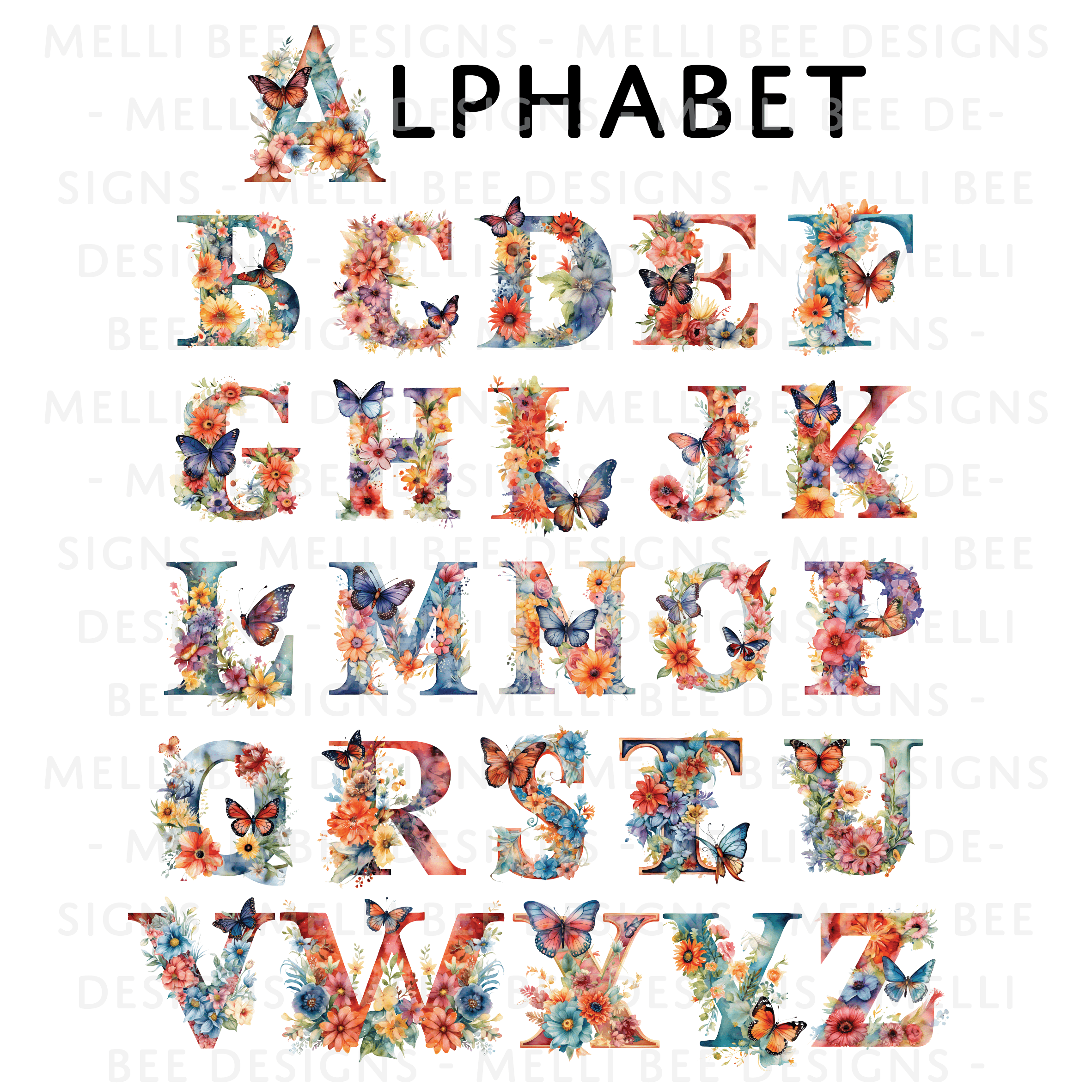 Butterfly Initial | Personalised Chocolate Bars