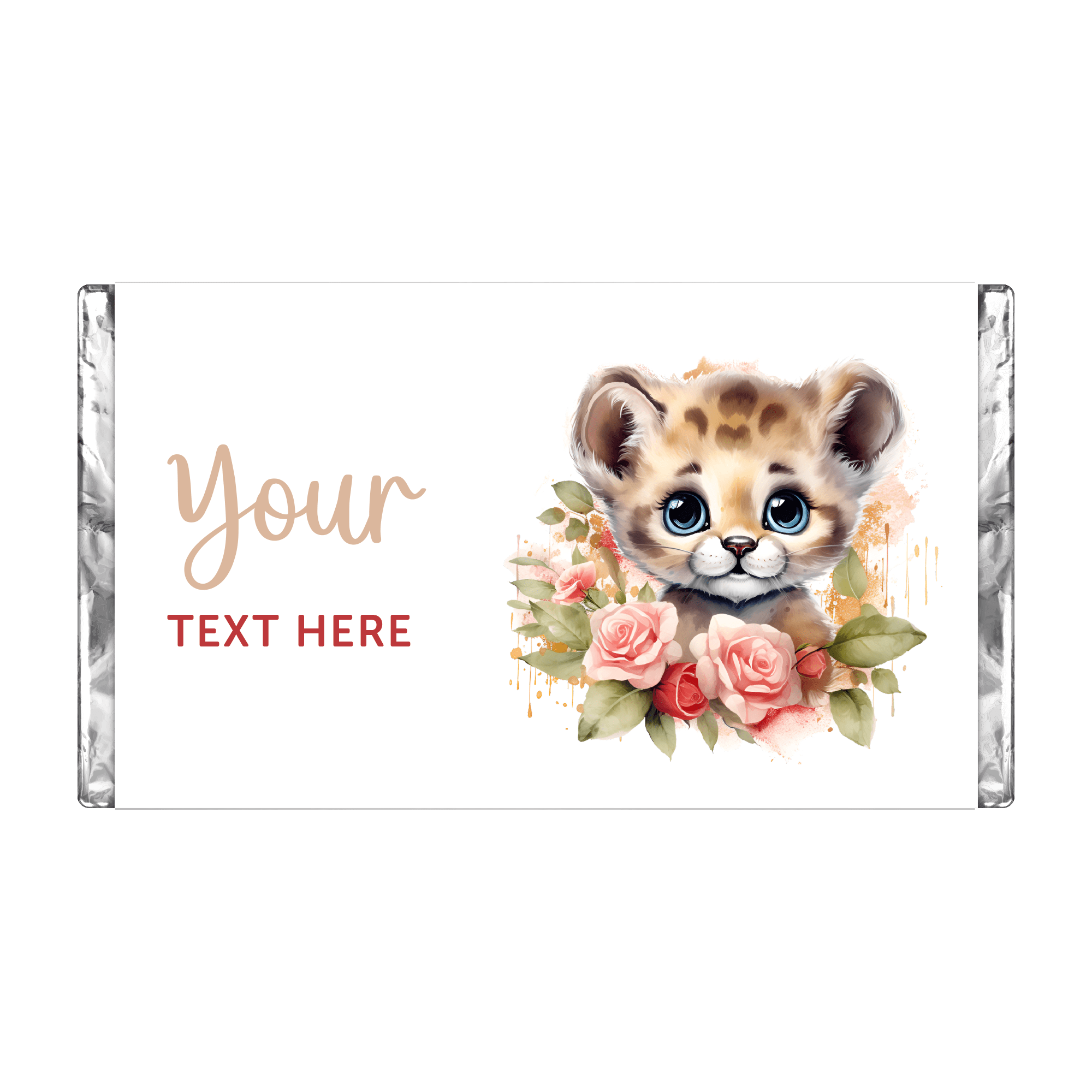 Cheetah | Personalised Chocolate Bars