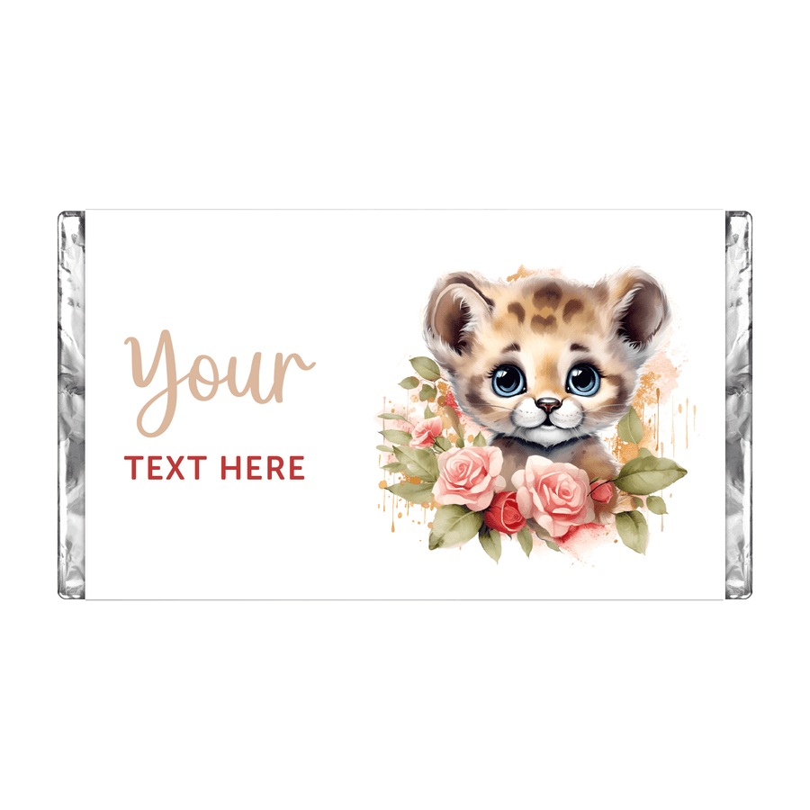 Cheetah | Personalised Chocolate Bars