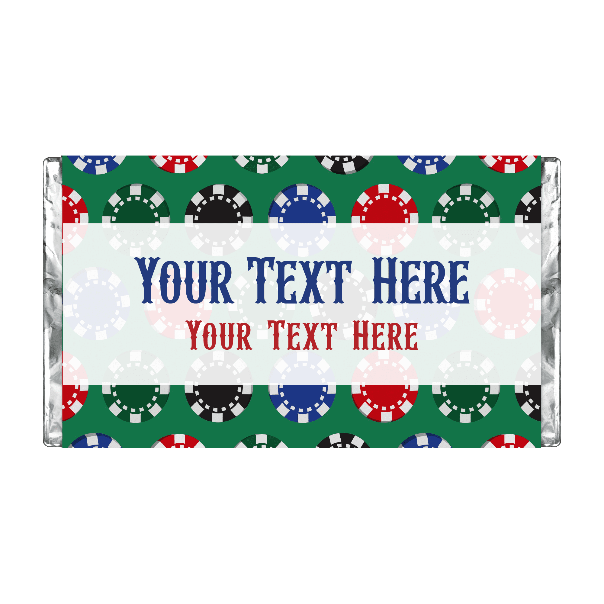Poker Chips | Personalised Chocolate Bars