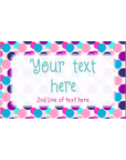 Colourful Confetti | Personalised Chocolate Bars